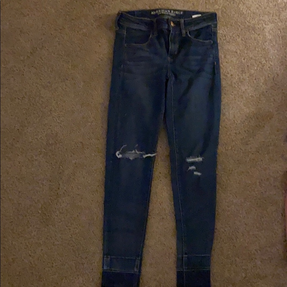 AE jeggings super stretch, (size 2)